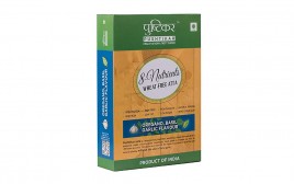 Pushtikar 8-Nutrients Wheat-Free Atta, Organic, Basil Garlic flavour  Pack  1 kilogram